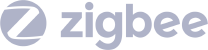zigbee logo gray smart industrial iot technology oblo